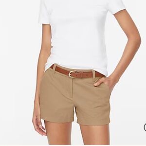 J.Crew Factory 3.5" Classic Chino Shorts - Size 0 - Cashew